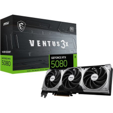 MSI Karta graficzna geforce rtx 5080 ventus 3x oc 16g gddr7 256bit dp/hdmi