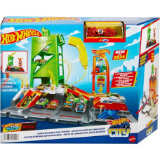 Hot Wheels Zestaw superstacja ładowania samochodów