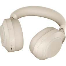 Jabra Evolve2 85 UC Stereo Link380a Over-Ear Headphones, Beige