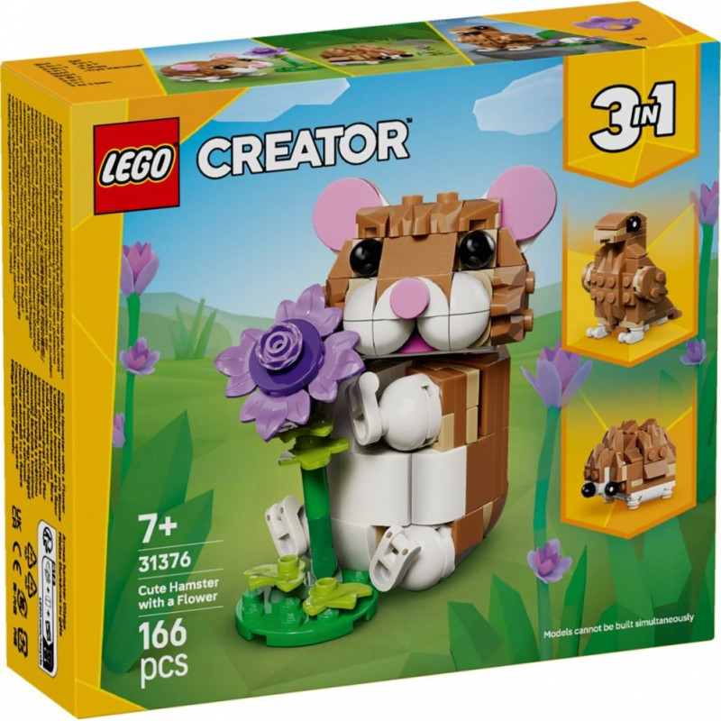 Lego ® Creator: Cute Hamster with a Flower (31376)