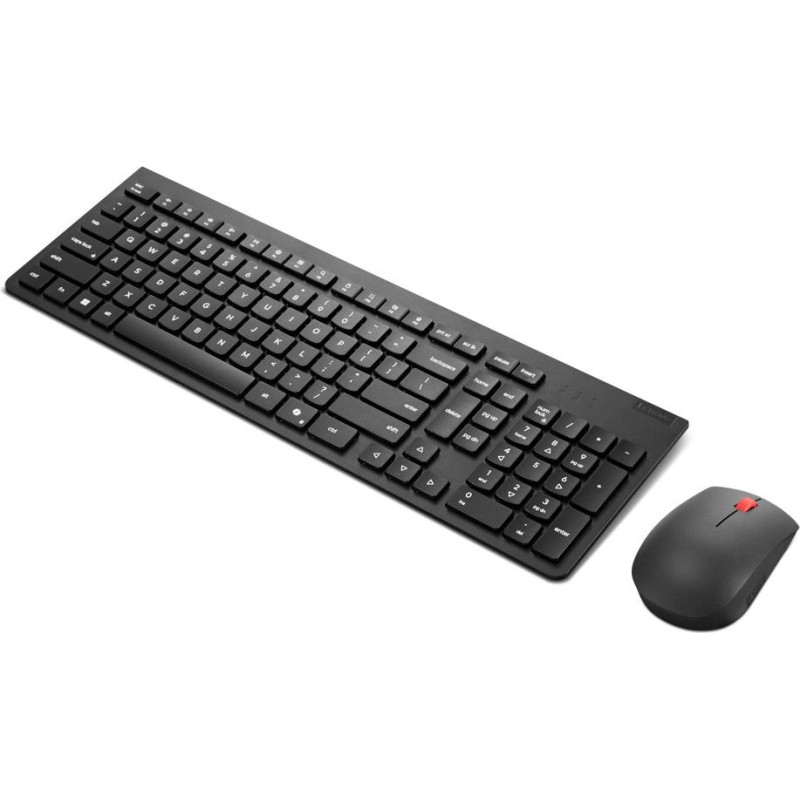 Lenovo Klawiatura i mysz essential wireless combo keyboard & mouse gen2 black-us_english