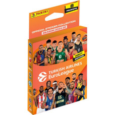 Panini Euroleague 2025: Mini Blister with 40 Stickers Total (8 packs of 5 stickers)