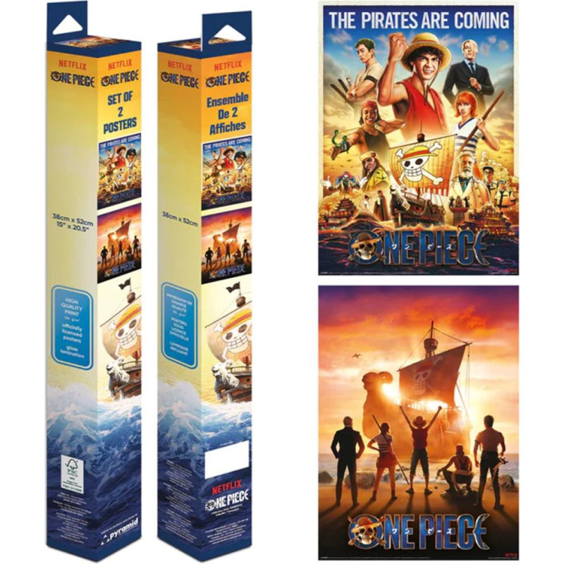 ''Pyramid Shop.com'' Pyramid: One Piece (Live Action) Poster Set (52x38cm) (PPB35403)
