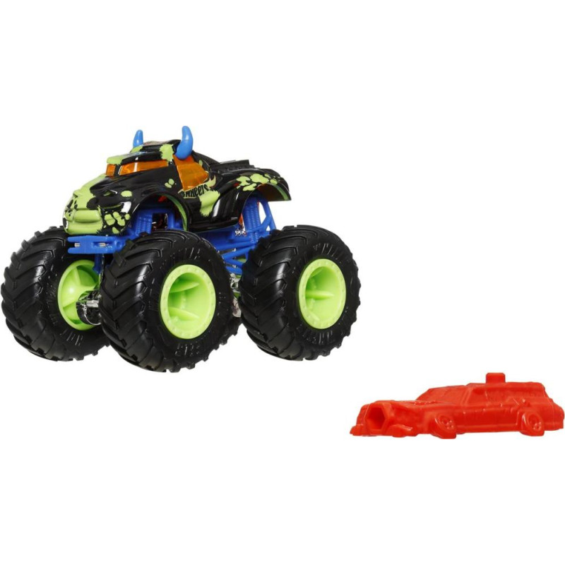 Mattel Hot Wheels: Monster Trucks Half Hazards - Steer Clear Die-Cast Vehicle (JCF11)