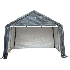 Saska GARDEN GARAGE PAVILION 3.50x3.50x2.60M GRAY SASKA GARDEN