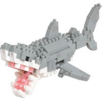 Bandai Namco Bandai Nanoblock : Animal - White Shark Building Block Figure (NBC332)