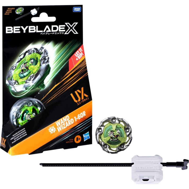 Hasbro Bey Blade X: Starter Pack Top - Green Wand Wizard (G1538)