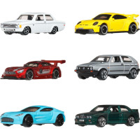 Mattel Hot Wheels: 1:64 Thematic - Euro Style Set of 6 (JLB25)
