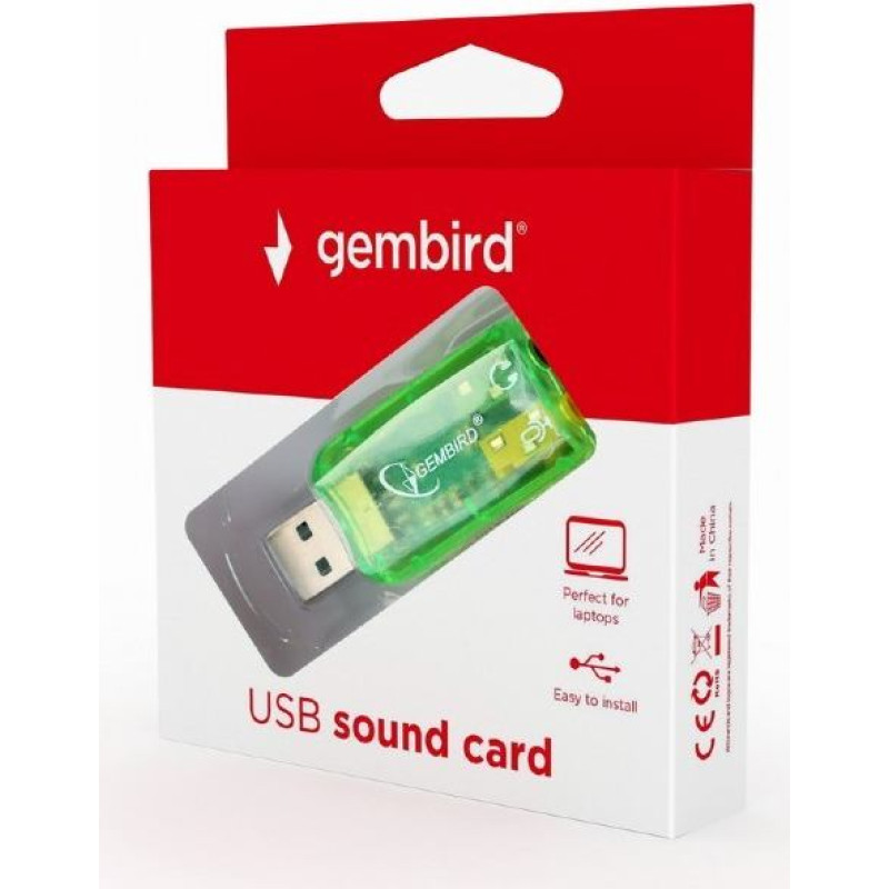 Gembird Karta dzwiekowa virtus sc-usb-01