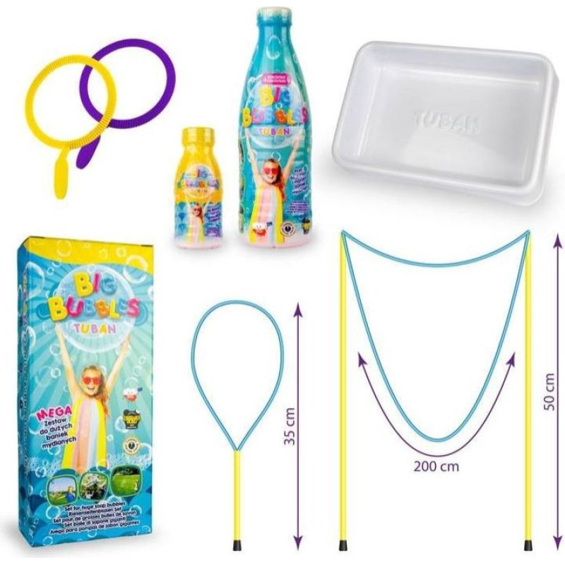 Tuban Mega zestaw do dużych baniek mydlanych