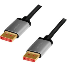 Logilink Kabel displayport 8k/60 hz,dp/m do dp/m aluminiowy 1m