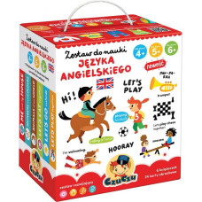 Czuczu Zestaw do nauki jezyka angielskiego dla dzieci 4, 5, 6+
