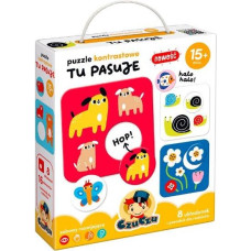 Czuczu Puzzle kontrastowe - tu pasuje