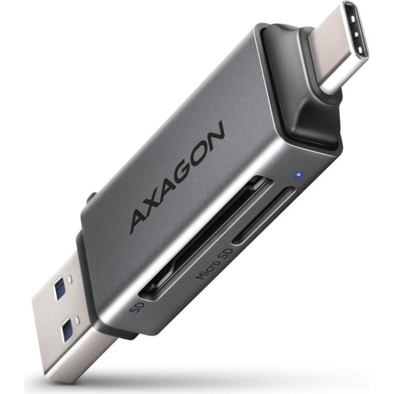 Axagon Cre-dac czytnik kart zewnętrzny usb3.2 gen 1 type-c + type-a sd/microsd