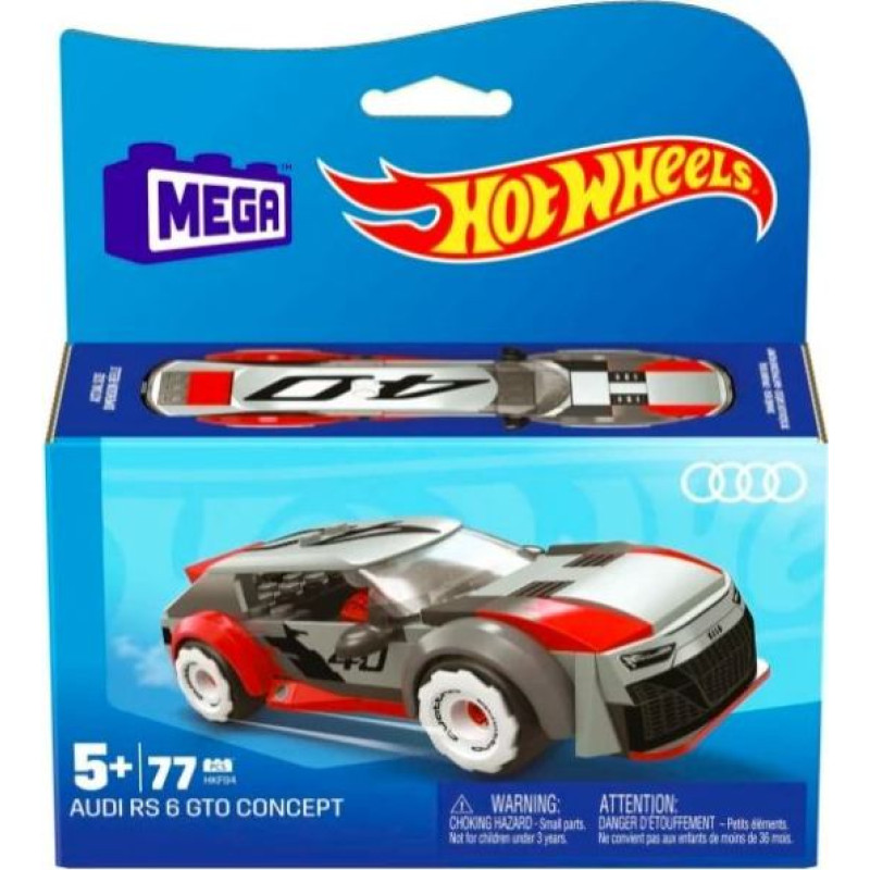 Mega Bloks Zestaw konstrukcyjny hot wheels audi rs6