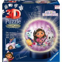 Ravensburger Polska Puzzle 3d Świecąca kula koci domek gabi