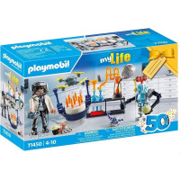 Playmobil Zestaw z figurkami my life 71450 naukowiec z robotami