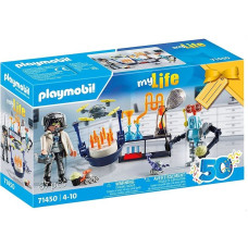 Playmobil Zestaw z figurkami my life 71450 naukowiec z robotami