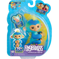 Cobi Figurka interaktywna fingerlings małpka niebieska leo