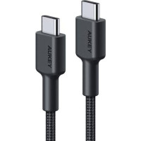 Aukey Cb-cd45 nylonowy kabel usb c - usb c | 0,9m | 3a | 60w pd | 20v