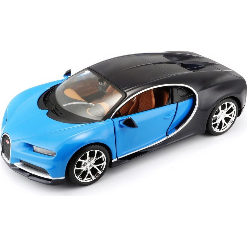 Maisto Model kompozytowy bugatti chiron niebiesko-czarny
