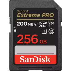 Sandisk extreme pro sdxc 256gb 200/140 mb/s a2
