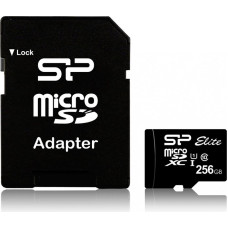 Silicon Power Karta pamięci microsdxc 256gb cl10/uhs-1 100/80 mb/s elite + adapter
