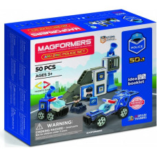 Magformers Klocki konstrukcyjne zestaw policyjny
