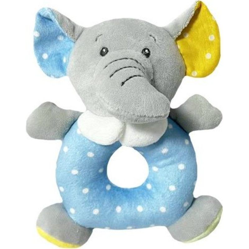 Tulilo Grzechotka słonik 18 cm kolorowy