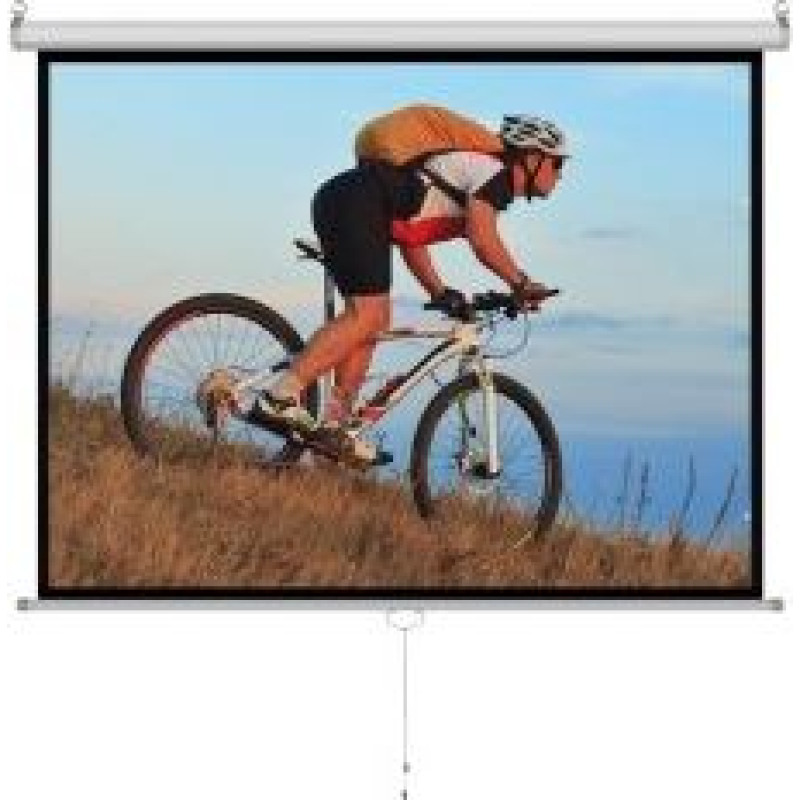 ART Ekran ręczny półautomat 4:3 100