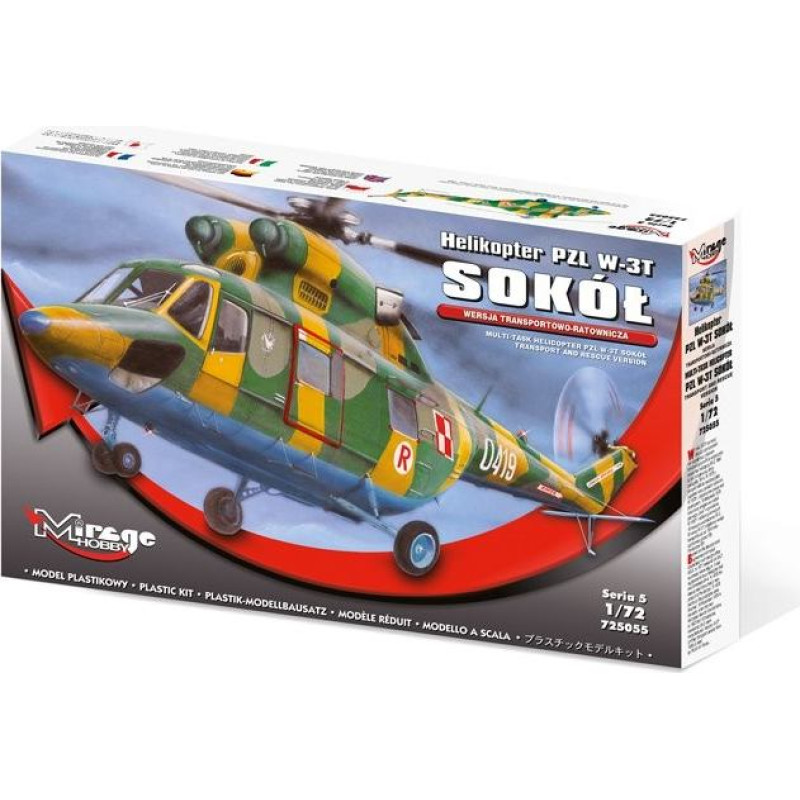 Mirage Model plastikowy helikopter pzl w-3t sokół