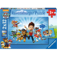 Ravensburger Polska Puzzle 2x12 elementów drużyna psi patrol