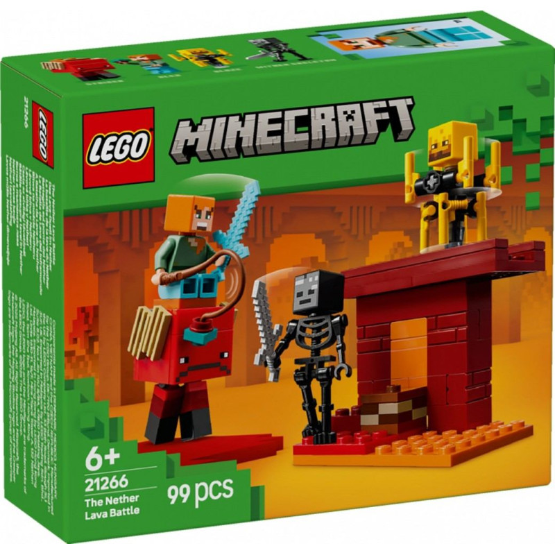 Lego Klocki minecraft 21266 bitwa na moście netheru
