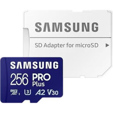 Samsung Karta pamięci microsd pro plus md-md256sa/eu + adapter