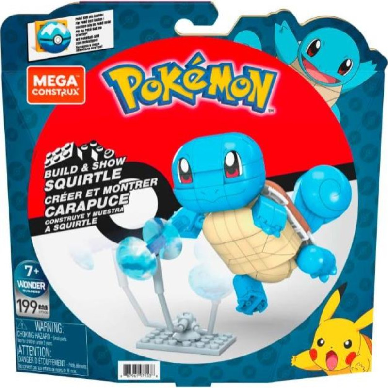 Mega Bloks Klocki Średni pokemon squirtle