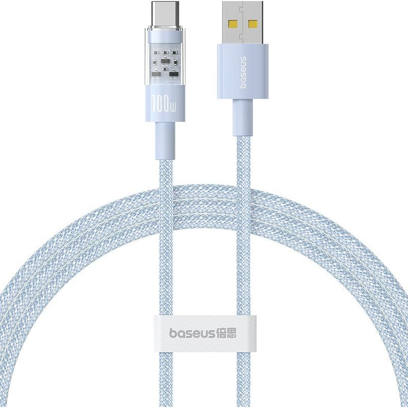 Baseus Kabel baseus gem usb-usb c 100w 1m (niebieski)