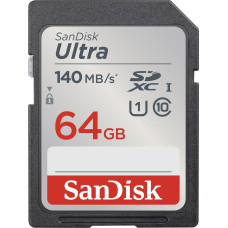 Sandisk ultra sdhc 64gb 140mb/s cl10 uhs-i