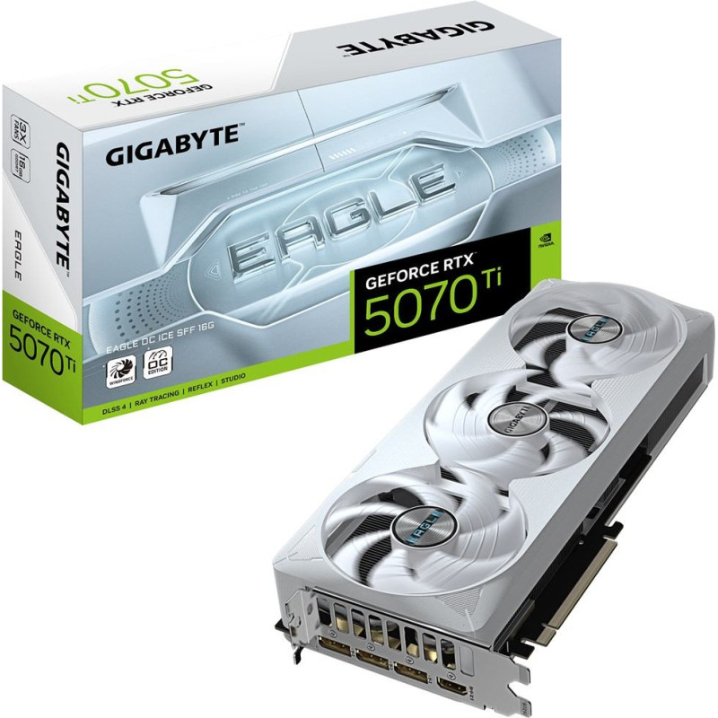 Gigabyte Karta graficzna gigabyte geforce rtx 5070 ti eagle ice oc 16gb