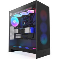 Nzxt Obudowa h7 flow rgb midi tower z oknem (2024) czarna