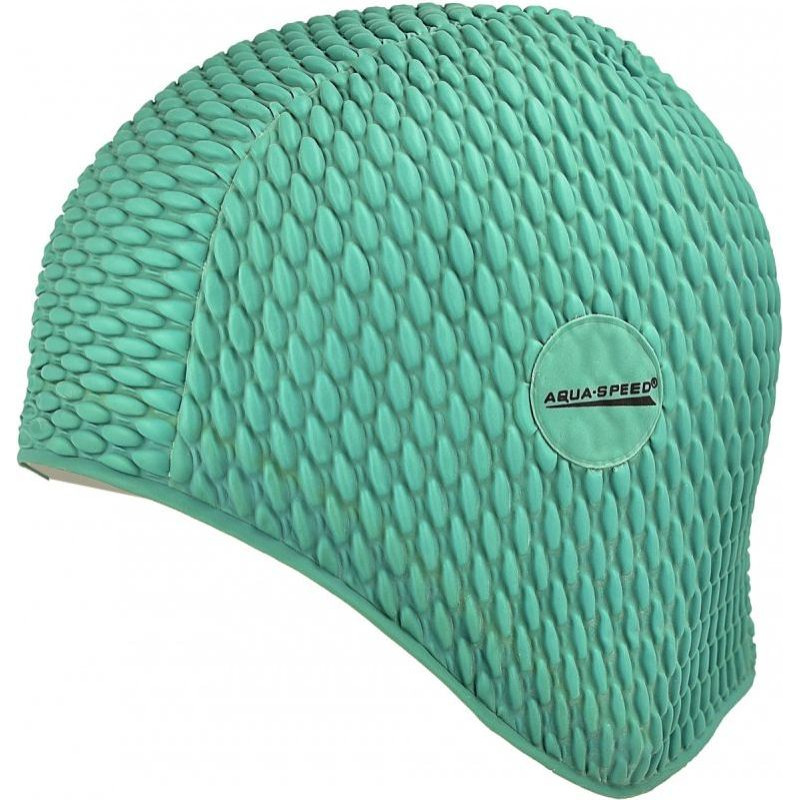 Aqua-Speed Swimming cap Aqua-Speed latex Bombastic 04 green