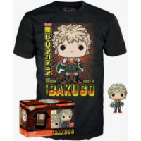 Funko Pop!  Tee (Adult): My Hero Academia - Katsuki Bakugo (Metallic) (Special Edition) Vinyl Figure  T-Shirt (XL)