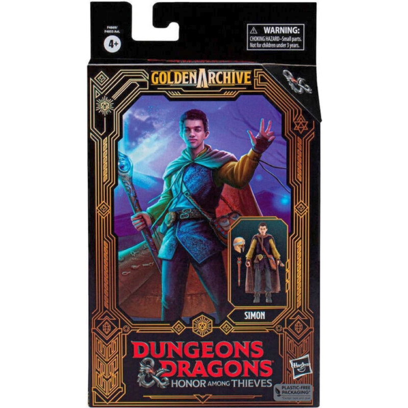 Hasbro Fans - Dungeons  Dragons Honor Among Thieves: Golden Archive Action Figure - Simon (F4869)