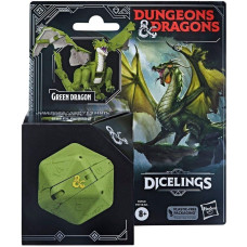 Hasbro Fans Dungeons  Dragons Honor Among Thieves: Dicelings - Green Dragon (F6754)