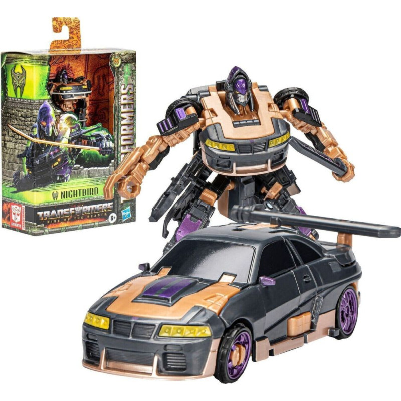 Hasbro Transformers: Rise of The Beasts - Nightbird Deluxe Class Action Figure (F5492)