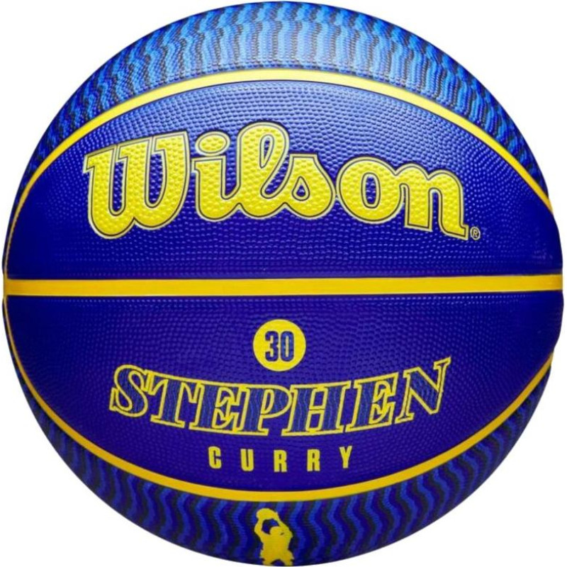 Wilson NBA Player Icon Stephen Curry ball for basket WZ4006101XB7 (7)