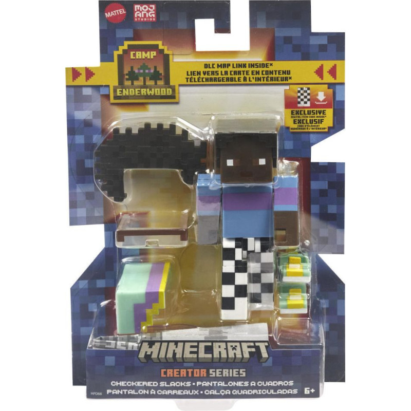 Mattel Minecraft: Creator Series - Checkered Slacks (8cm) (HPD88)