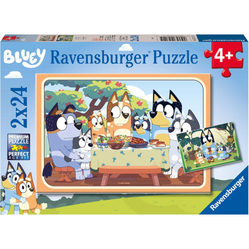 Ravensburger Puzzle: Bluey (2x24pcs) (5711)