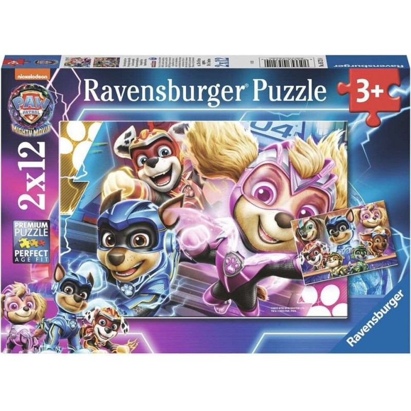 Ravensburger Puzzle: Paw Patrol The Mighty Movie (2x12pcs) (5721)