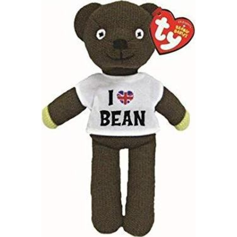 Ty - Beanie Babies - Mr Bean's Teddy in T-Shirt Beanie - Toy - rotaļlieta