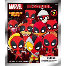 Monogram International Monogram Marvel: Deadpool (Blind Bag/Random) 3D Foam Bag Clips Figures